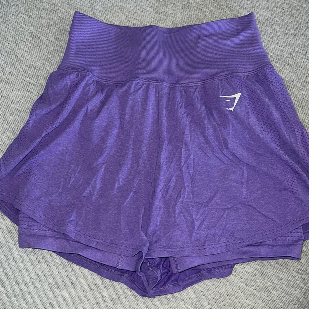 NEVER WORN Gymshark Vital Seamless Shorts - Purple - Medium